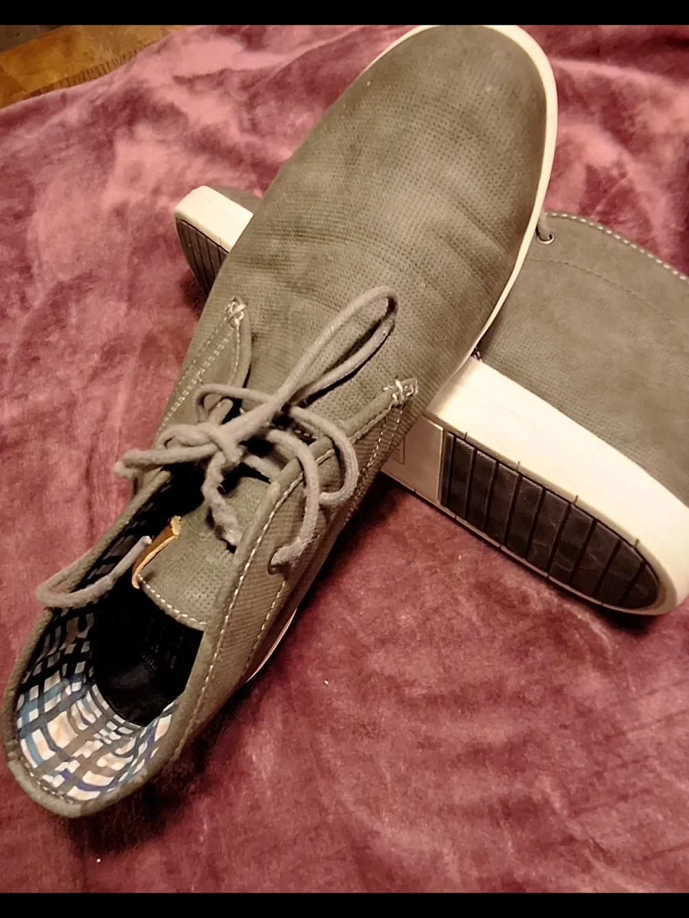Ben Sherman Men's Grey Casual Lace-Up Shoes